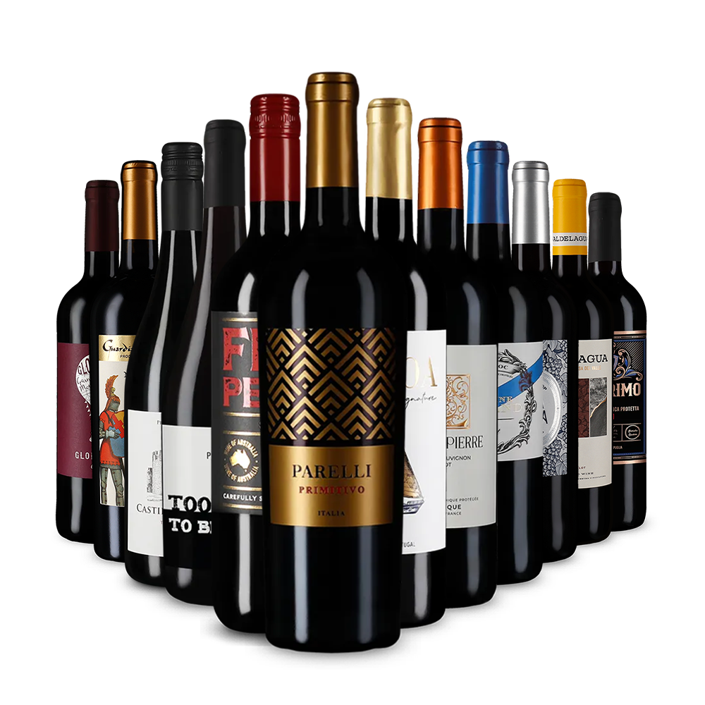 Recommandations vin rouge en assortiment découverte – Gold