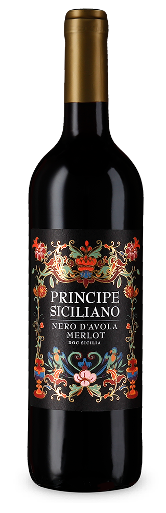 Principe Siciliano Nero d’Avola Merlot Sicilia 2024 – Gold