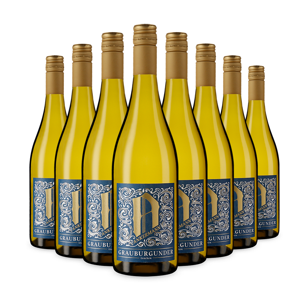 8 bouteilles de Pinot gris sec 2024 – Gold
