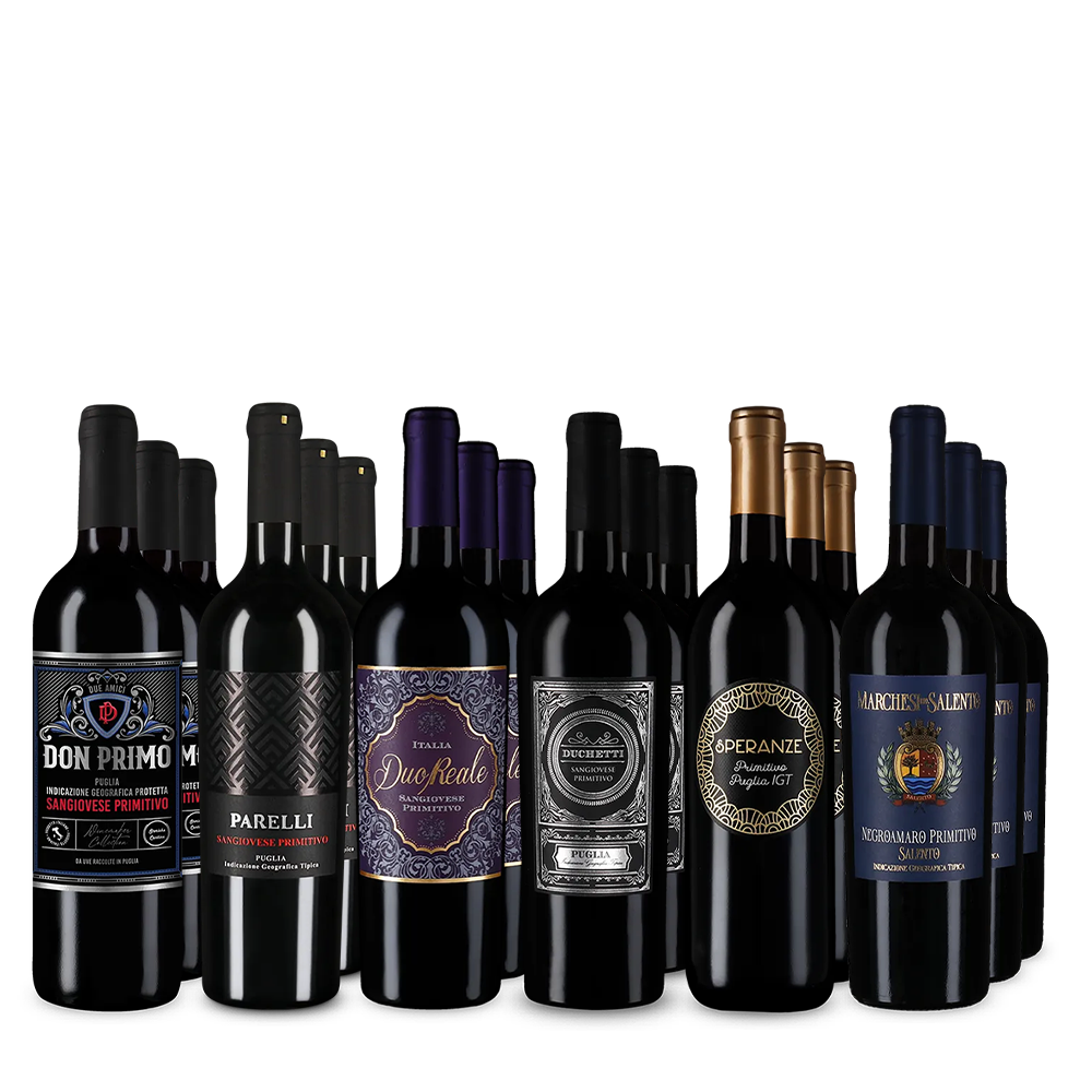 Primitivo XXL: les stars en assortiment 6x3 – Gold