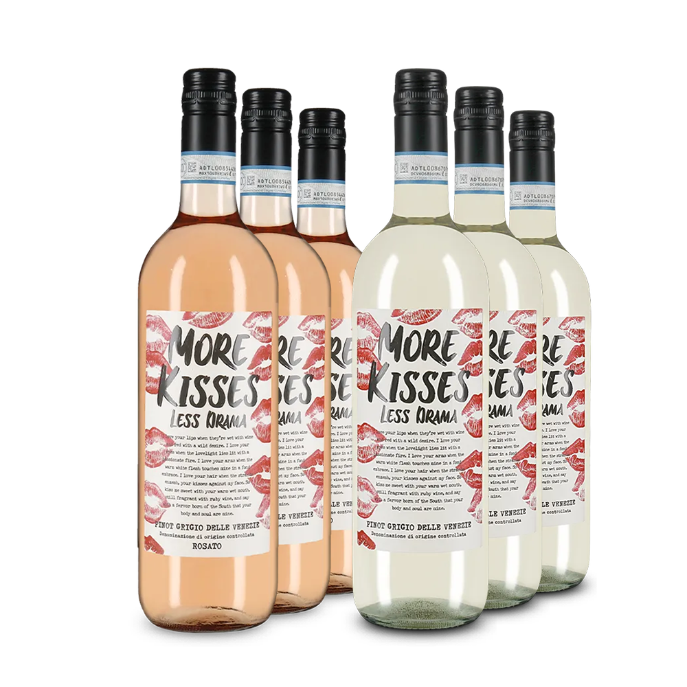 More kisses less drama : les vins phares en assortiment découverte 2x3 – Gold
