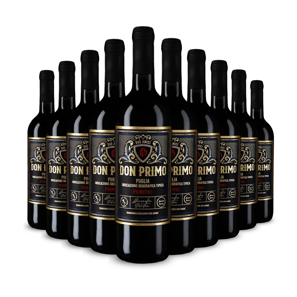 10 bouteilles de Primitivo 2023 – Gold
