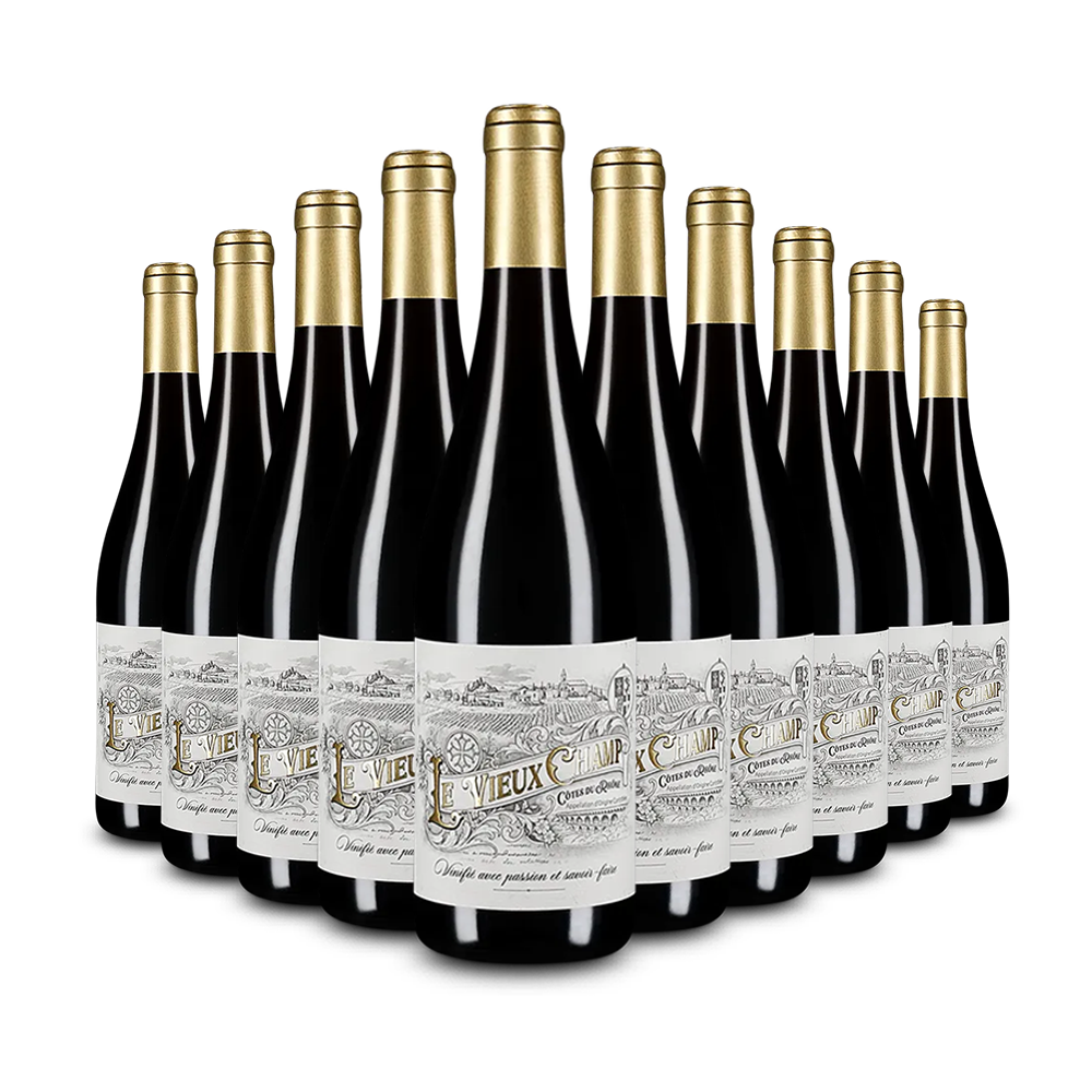 10 bouteilles de Côtes du Rhône 2023