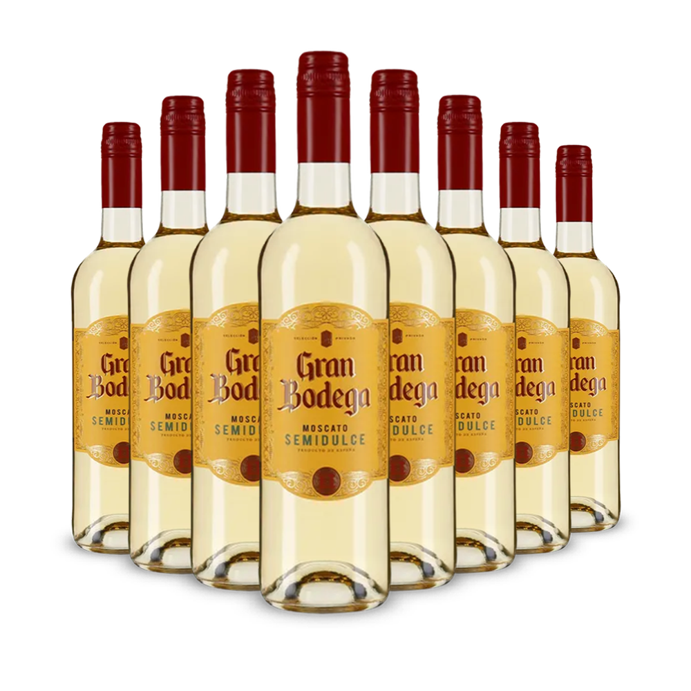 8 bouteilles de Moscato semidulce 2024 – Gold