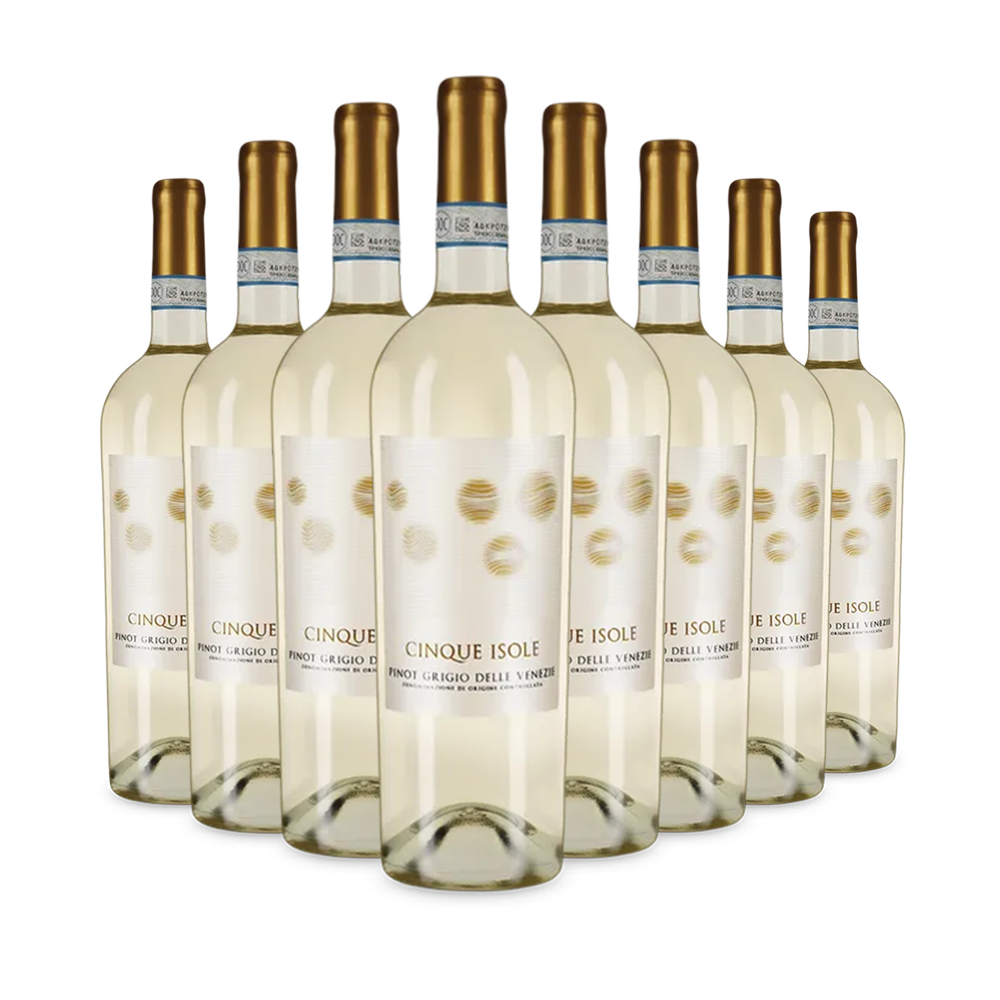 8 bouteilles de Pinot Grigio delle Venezie 2024 – Gold