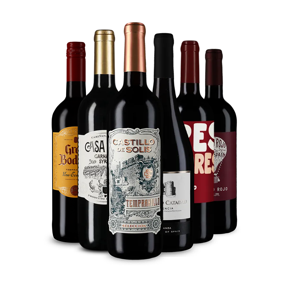 Assortiment découverte de vins rougs au tempérament espagnol – Gold