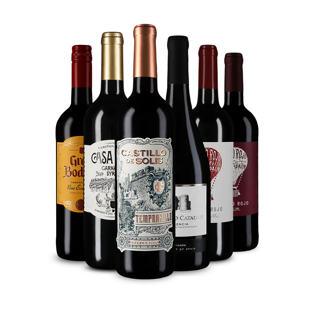 Assortiment découverte de vins rougs au tempérament espagnol – Gold