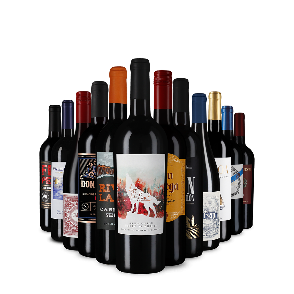 Recommandations vin rouge en assortiment découverte