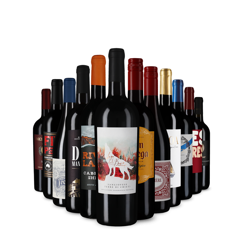 Recommandations vin rouge en assortiment découverte