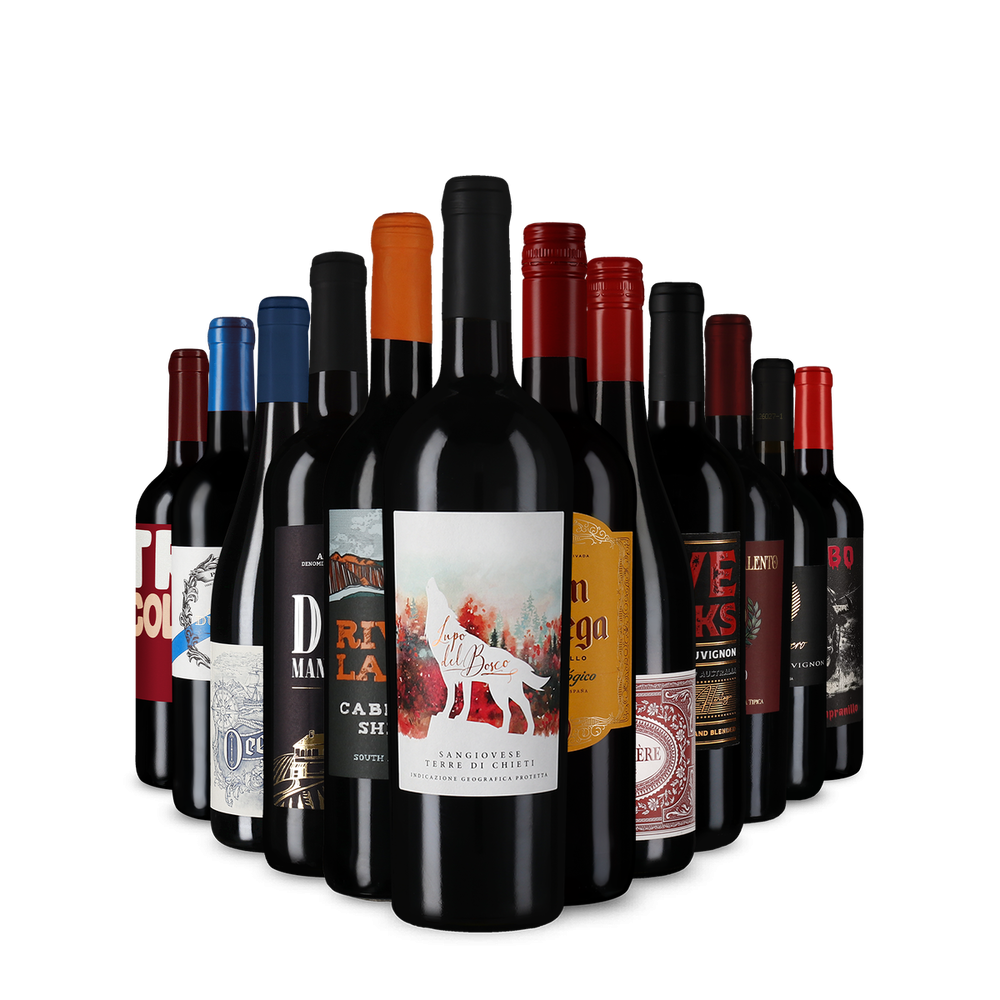 Recommandations vin rouge en assortiment découverte