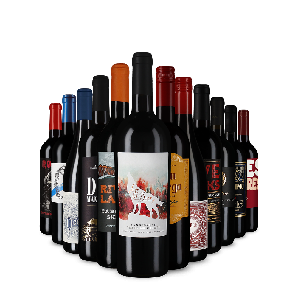 Recommandations vin rouge en assortiment découverte