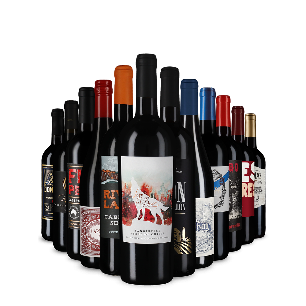 Recommandations vin rouge en assortiment découverte