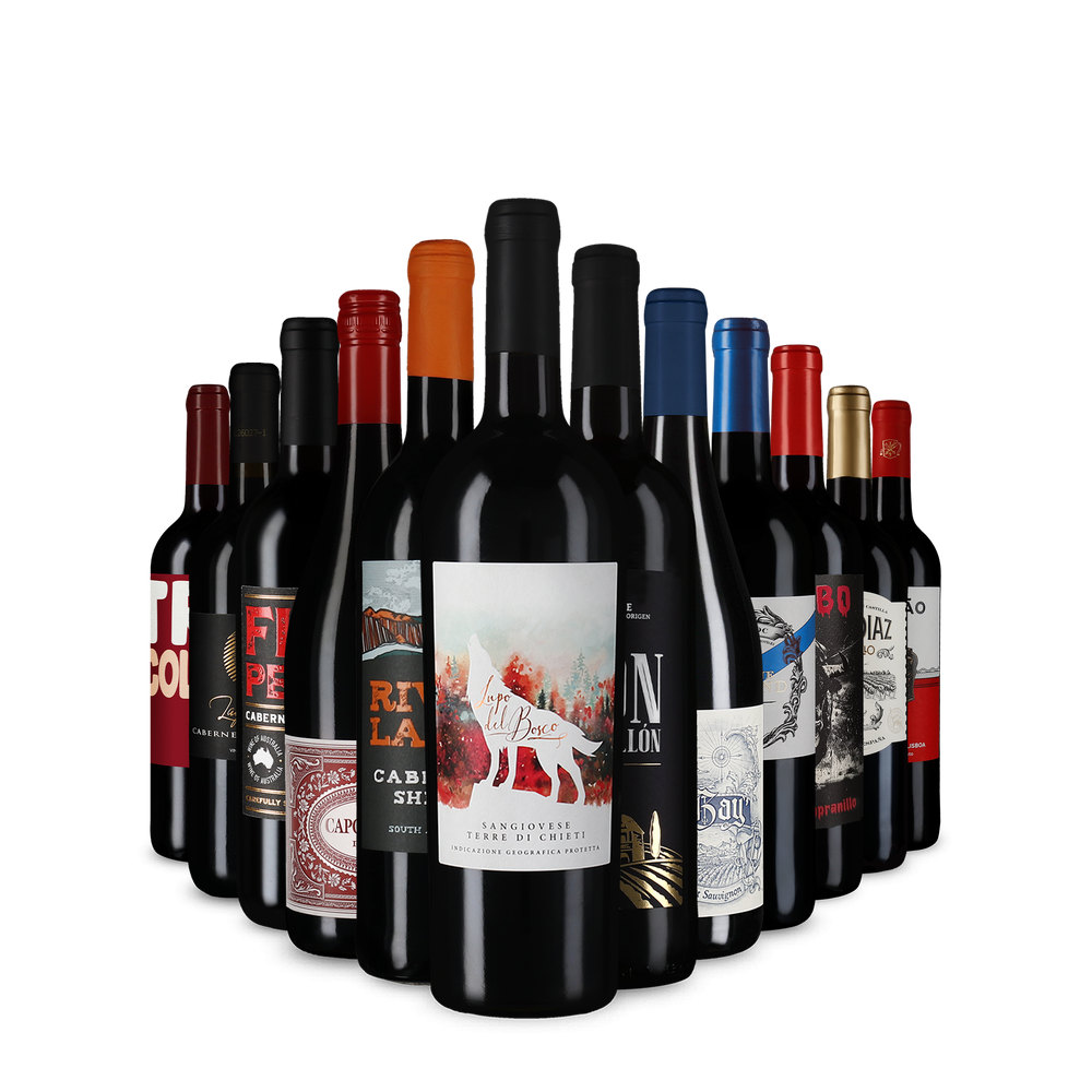 Recommandations vin rouge en assortiment découverte