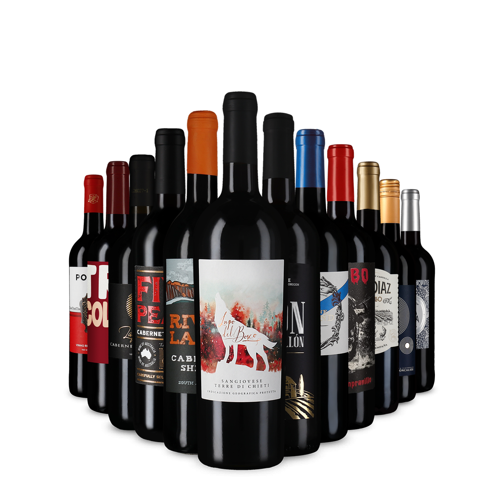 Recommandations vin rouge en assortiment découverte