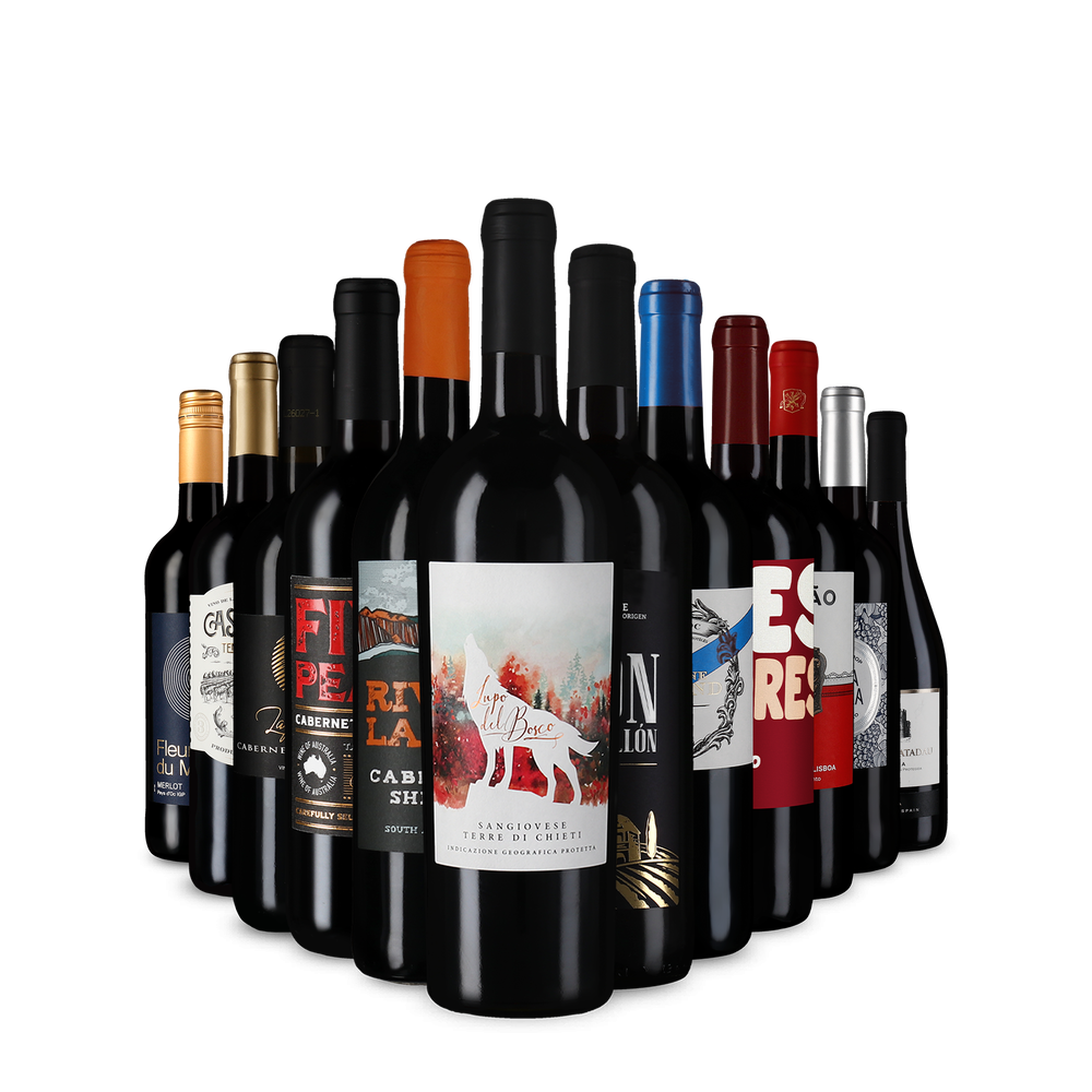 Recommandations vin rouge en assortiment découverte
