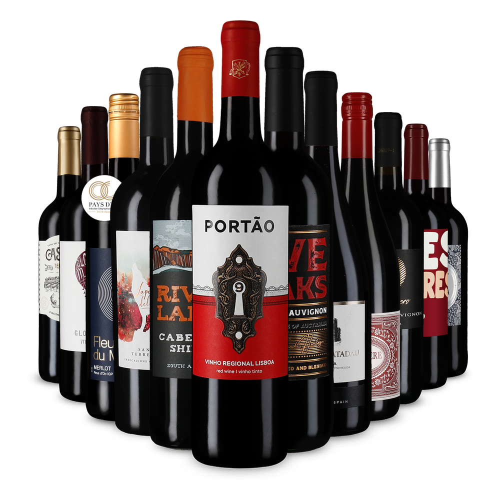 Recommandations vin rouge en assortiment découverte
