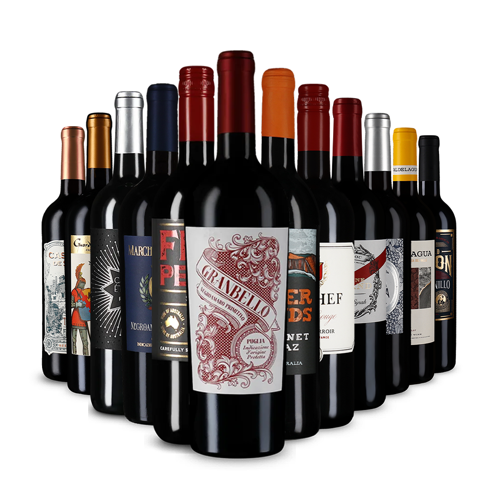 Recommandations vin rouge en assortiment découverte