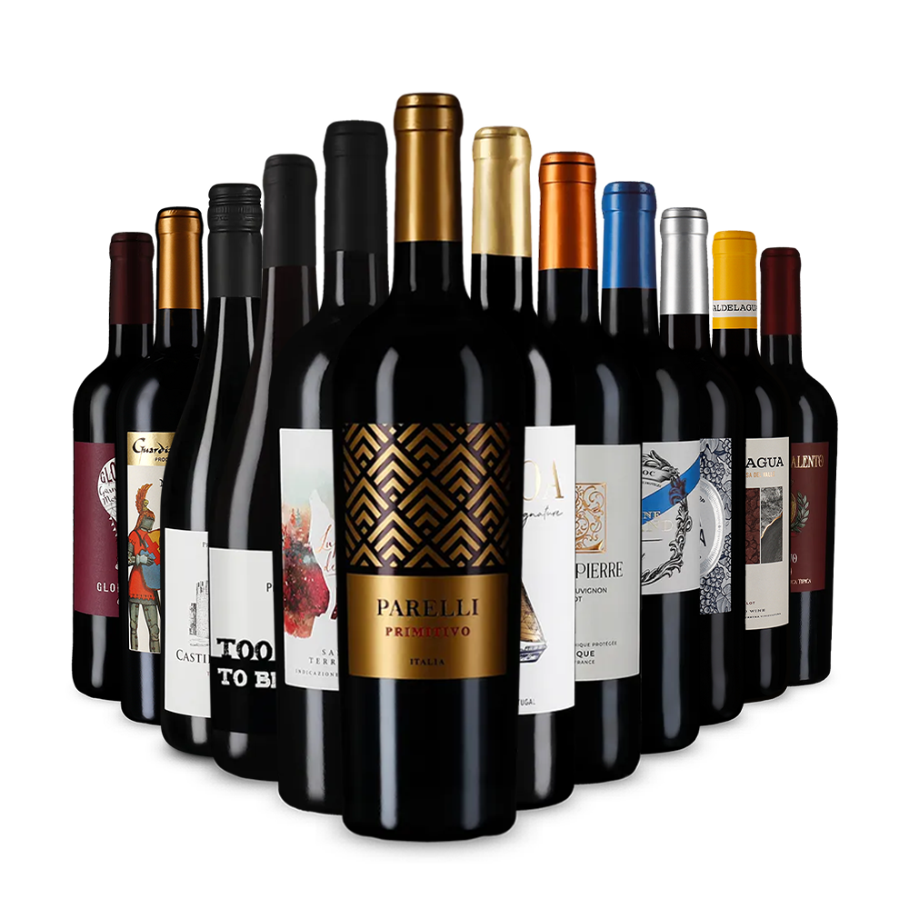 Recommandations vin rouge en assortiment découverte – Gold