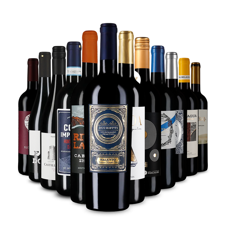 Recommandations vin rouge en assortiment découverte