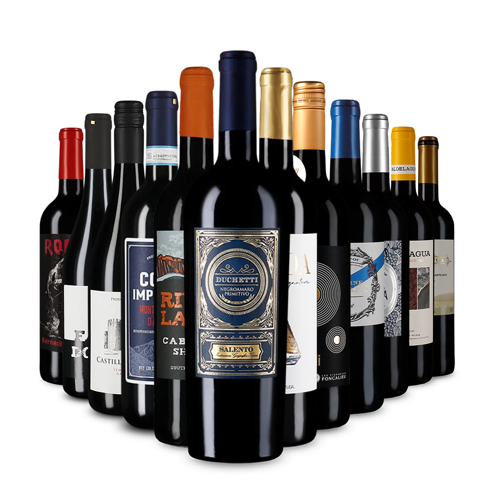 Recommandations vin rouge en assortiment découverte