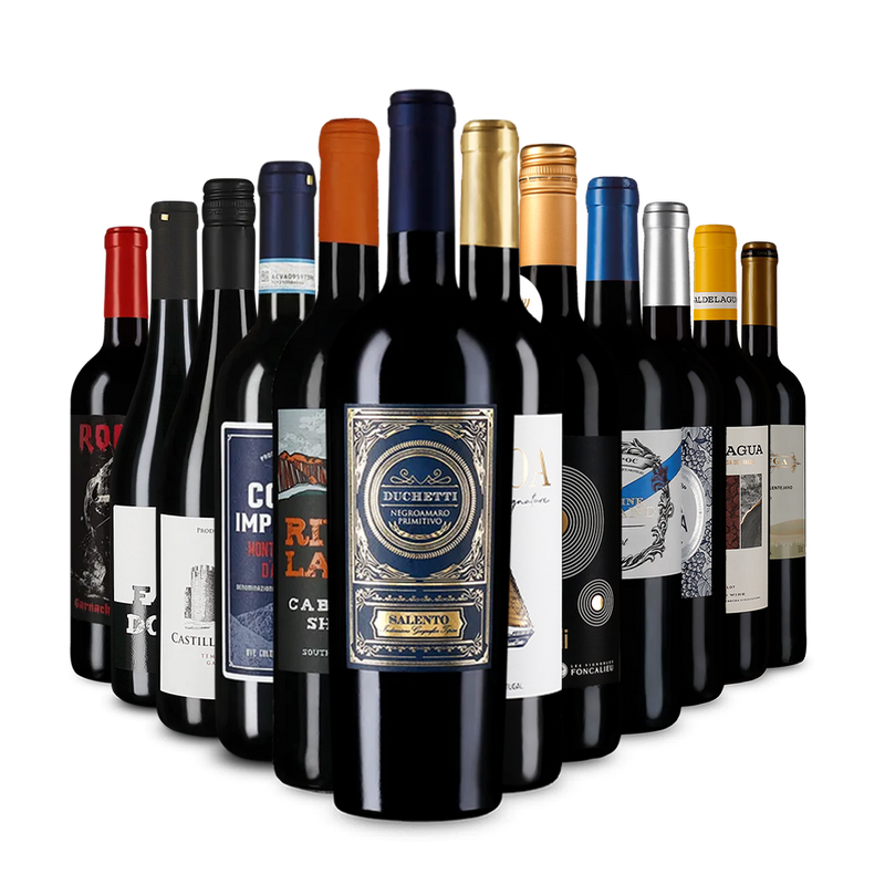 Recommandations vin rouge en assortiment découverte