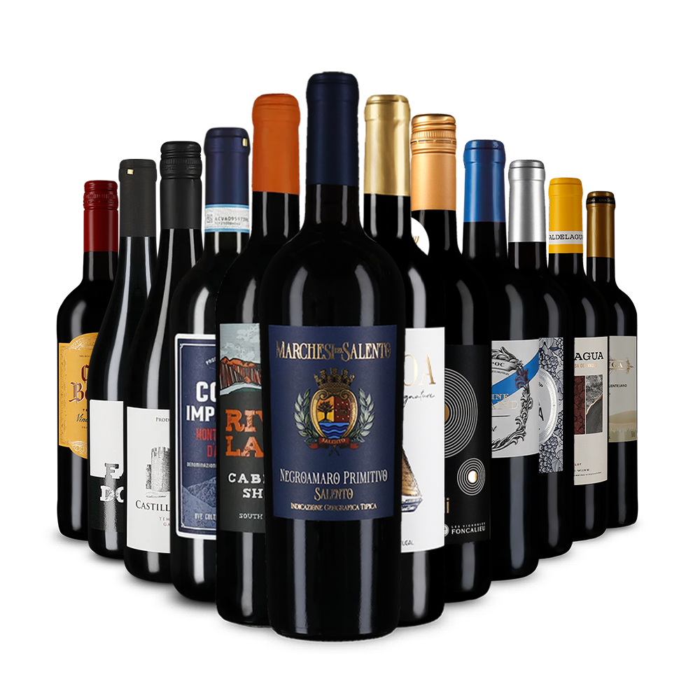 Recommandations vin rouge en assortiment découverte – Gold