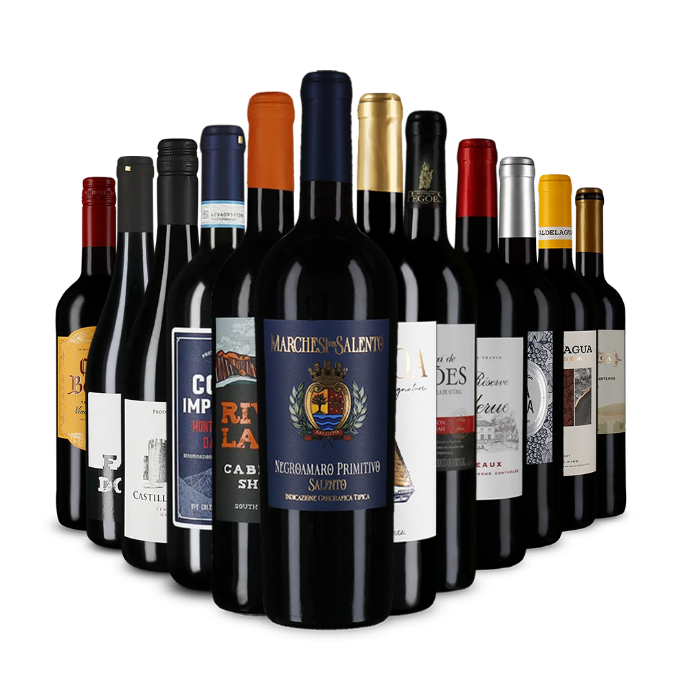 Recommandations vin rouge en assortiment découverte