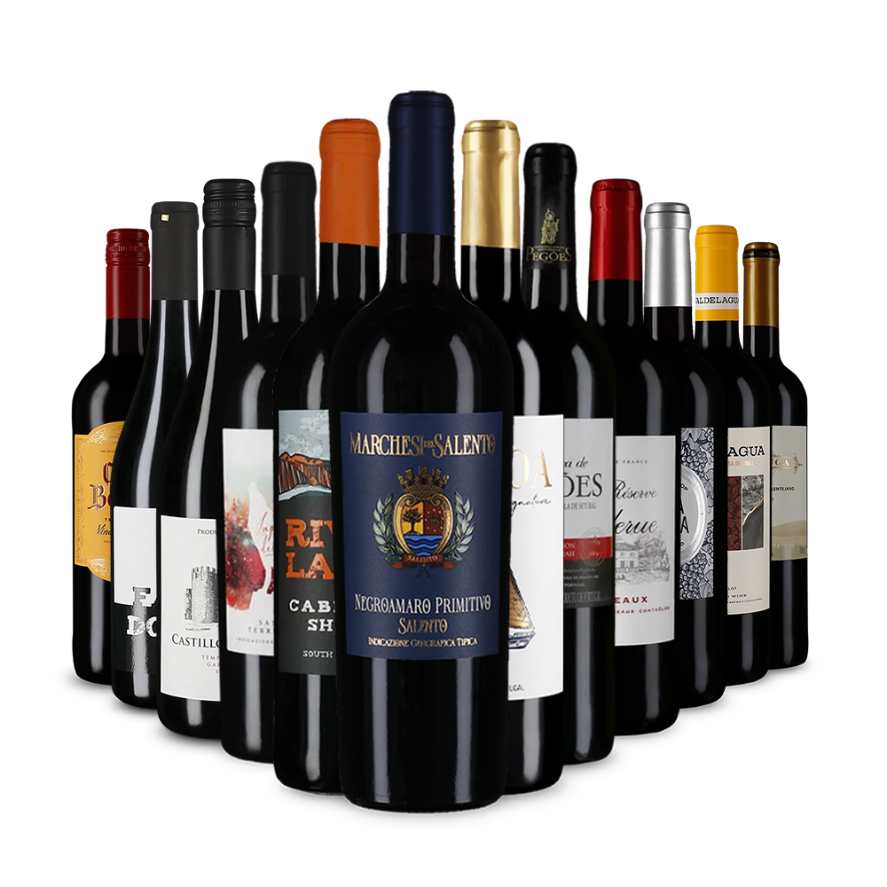 Recommandations vin rouge en assortiment découverte