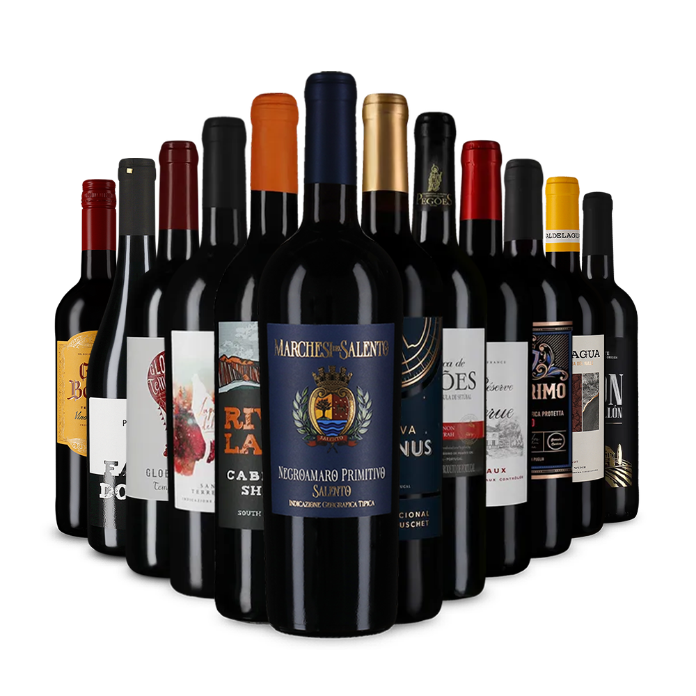 Recommandations vin rouge en assortiment découverte – Gold