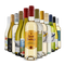 La variété du vin blanc dans un assortiment découverte