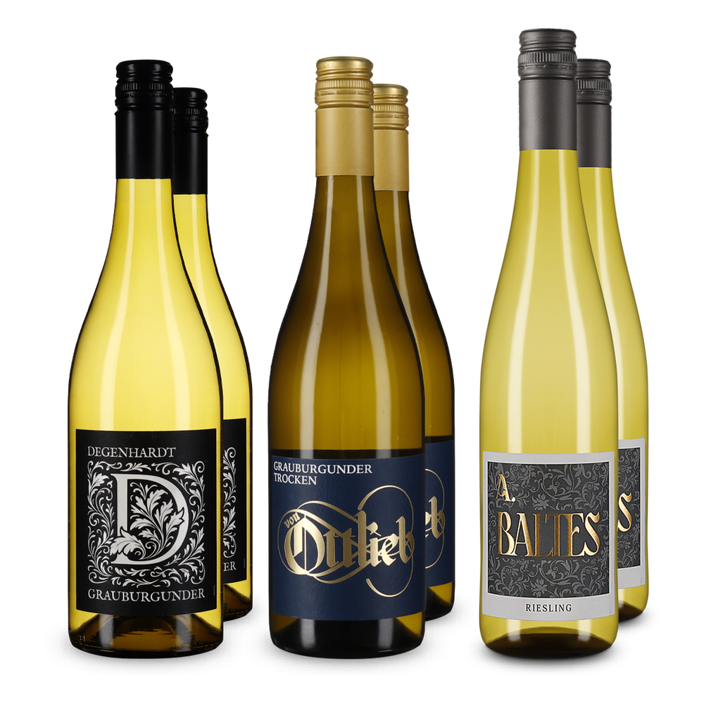 Assortiment découverte de vins blancs allemands