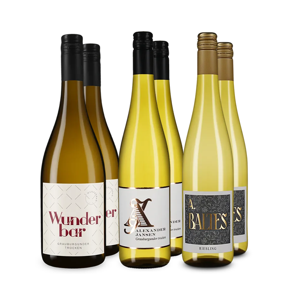 Assortiment découverte de vins blancs allemands – Gold