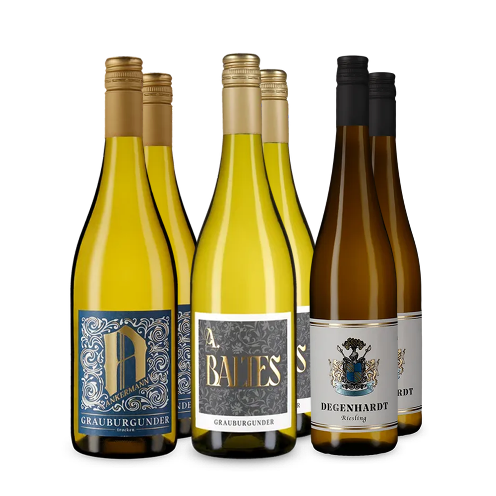 Assortiment découverte de vins blancs allemands
