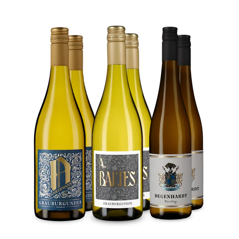 Assortiment découverte de vins blancs allemands