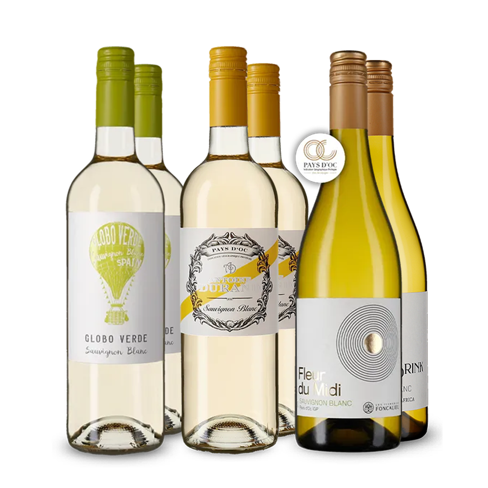 Sauvignon Blanc en assortiment découverte