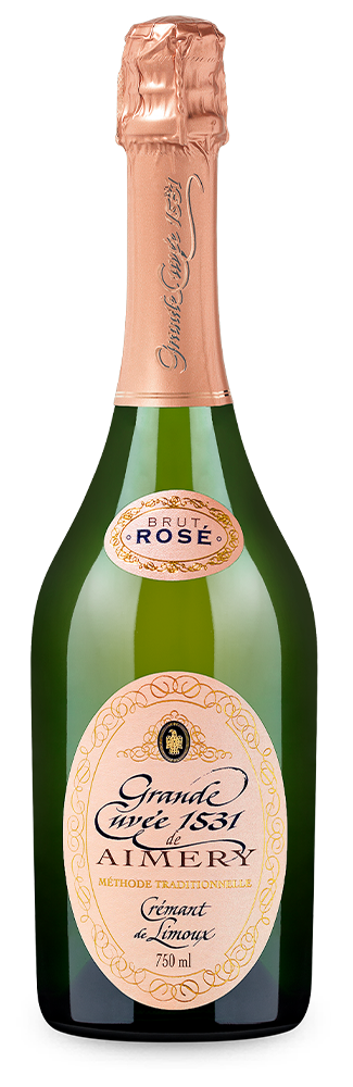 Grande Cuvée 1531 de Aimery Crémant de Limoux Rosé brut