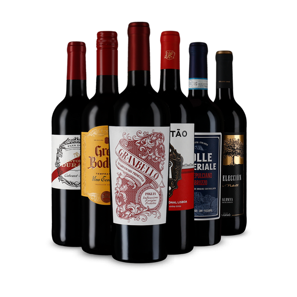 Nos vins rouges de l’année dans un assortiment découverte de 6 bouteilles