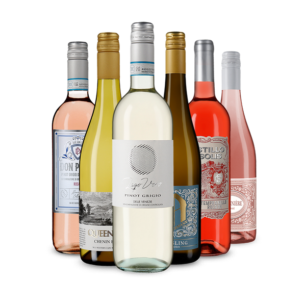 Vin blanc et rosé : les vins de l’année 2024 en assortiment de 6 bouteilles