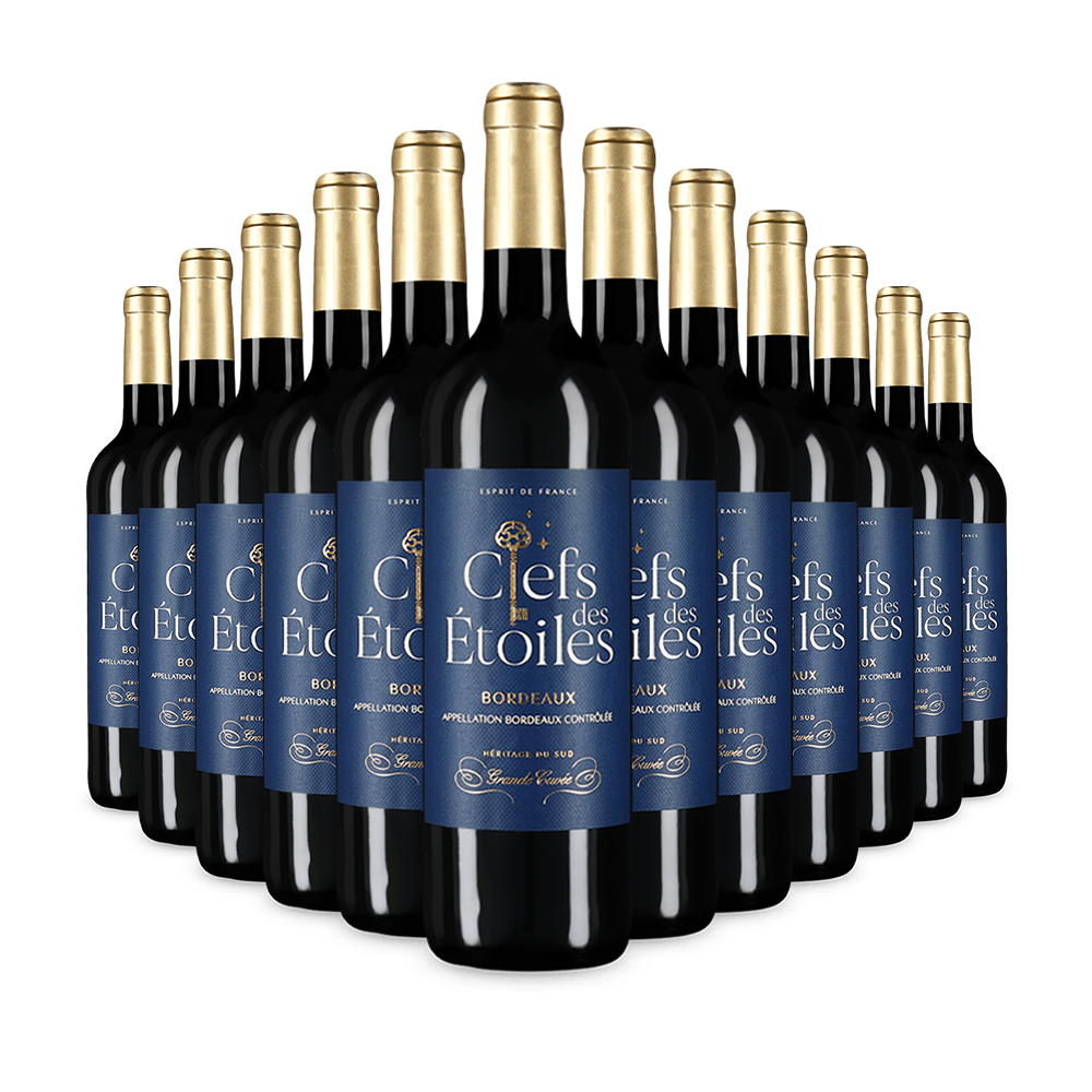 12 bouteilles de Bordeaux 2018 – Gold