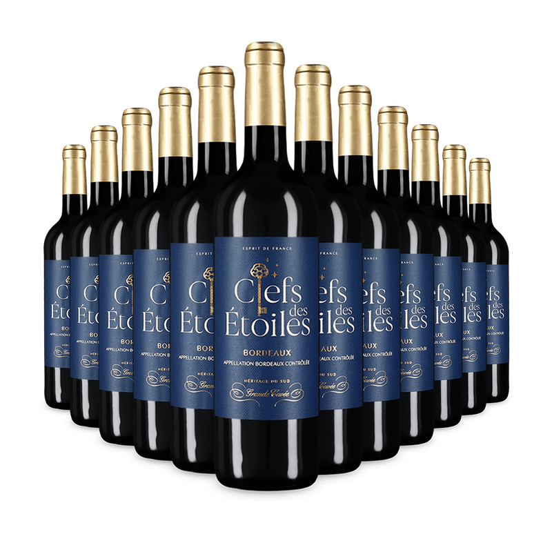 12 bouteilles de Bordeaux 2018 – Gold