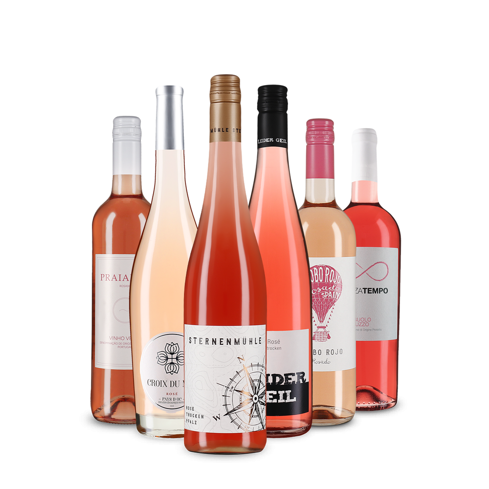 Divers rosés européens dans un assortiment découverte