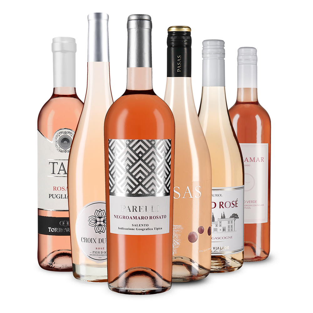 Divers rosés européens dans un assortiment découverte