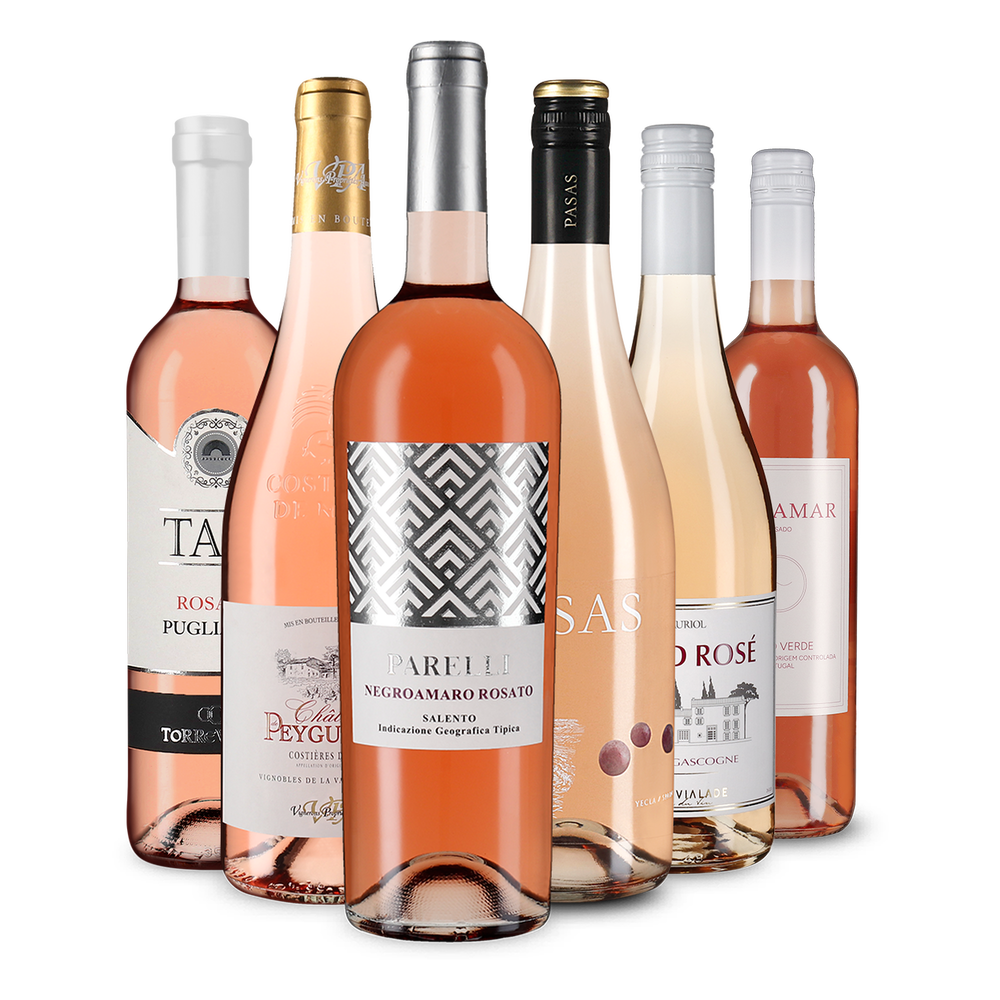 Divers rosés européens dans un assortiment découverte