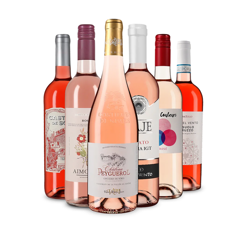 Divers rosés européens dans un assortiment découverte – Gold