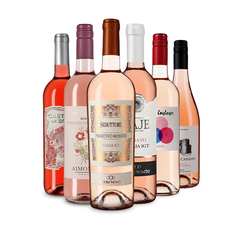 Divers rosés européens dans un assortiment découverte – Gold