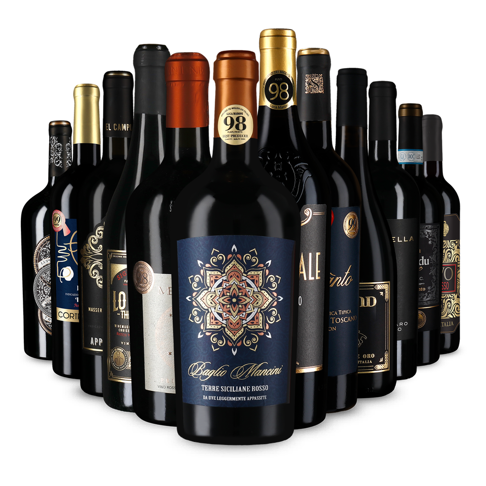 Les vins récompensés par Luca Maroni dans un assortiment XXL