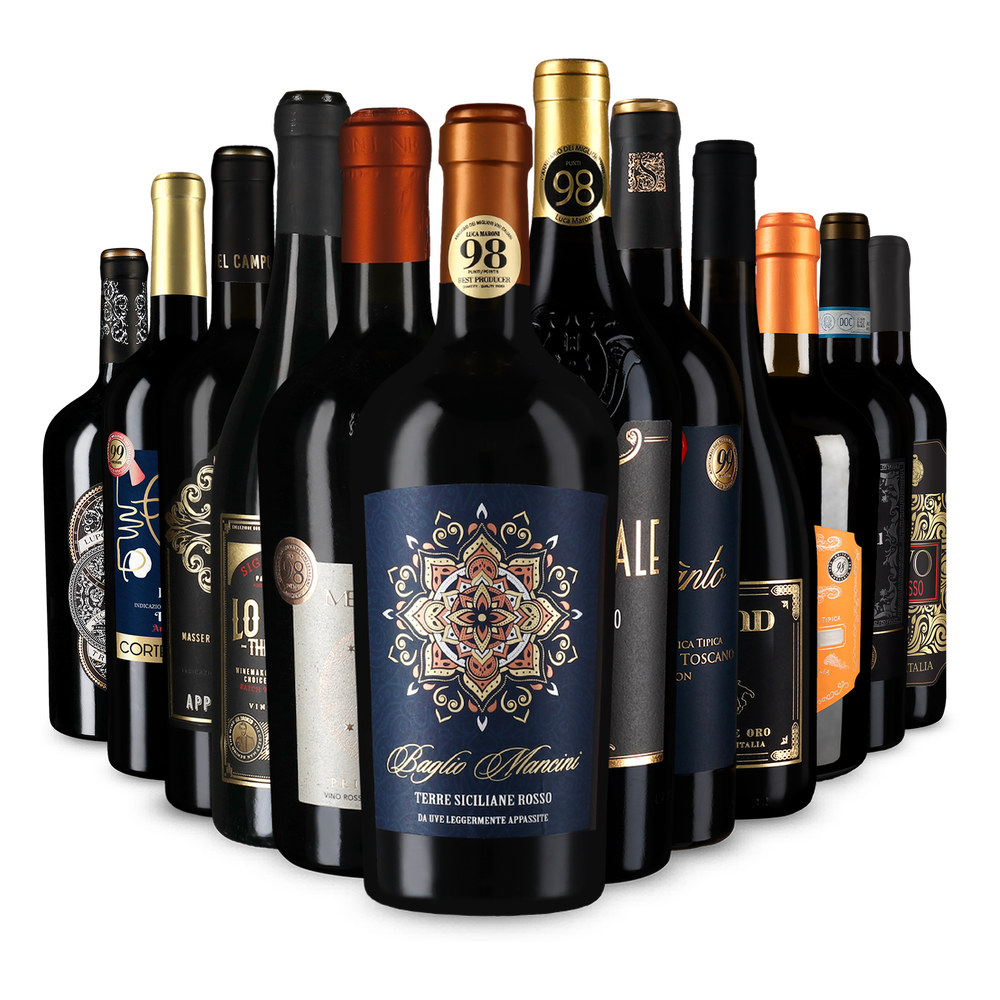 Les vins récompensés par Luca Maroni dans un assortiment XXL