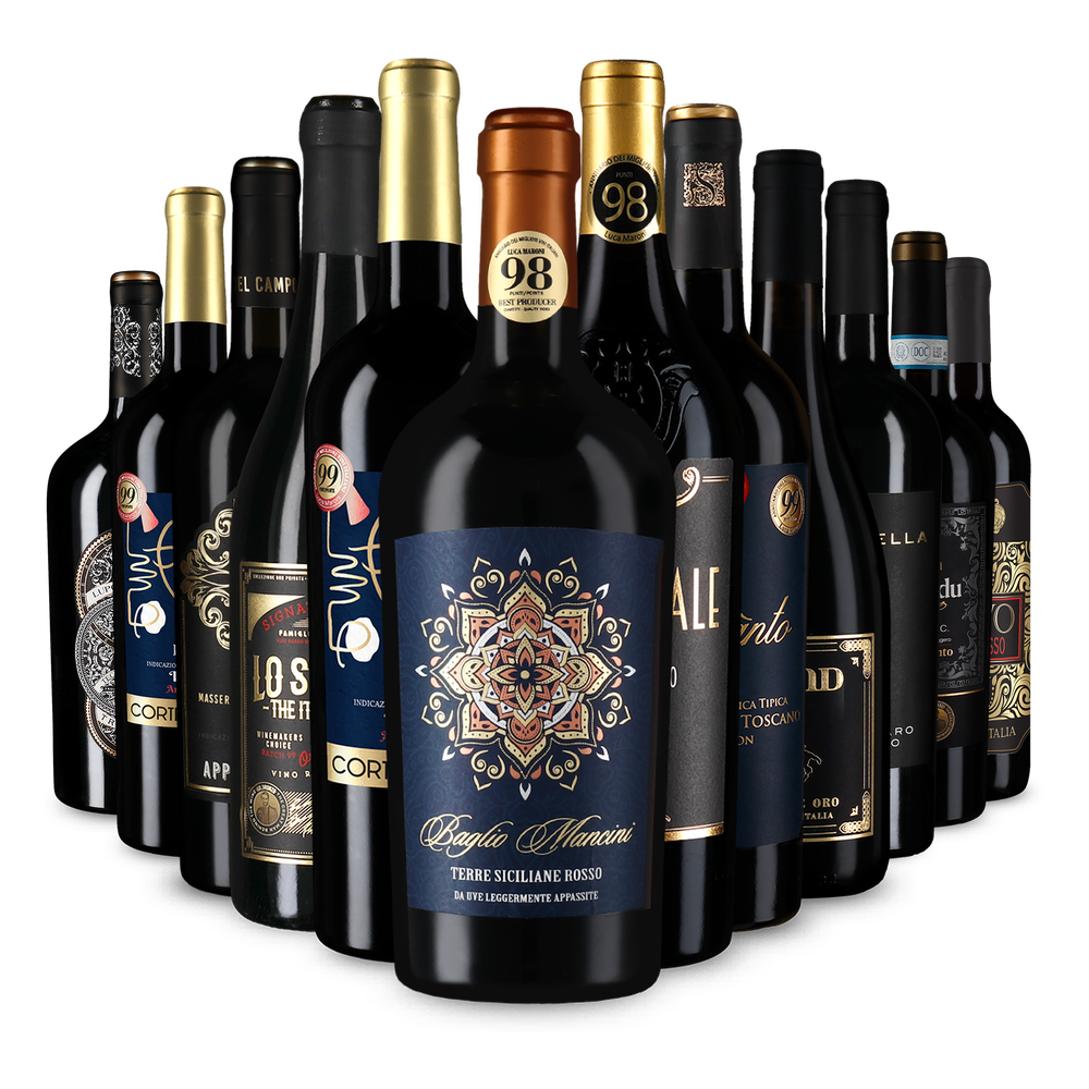Les vins récompensés par Luca Maroni dans un assortiment XXL