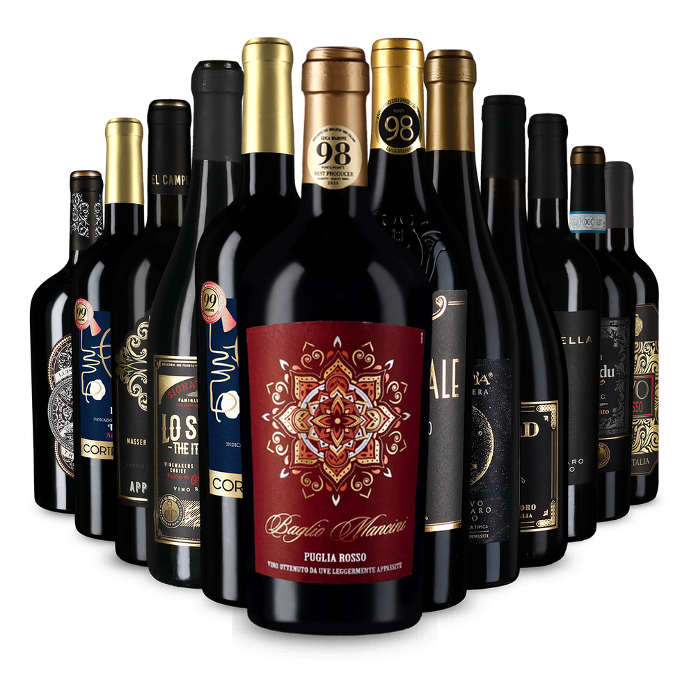 Les vins récompensés par Luca Maroni dans un assortiment XXL