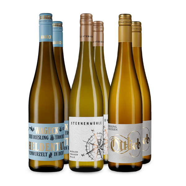 Stars du Riesling du Palatinat dans un assortiment 3x2 – Gold